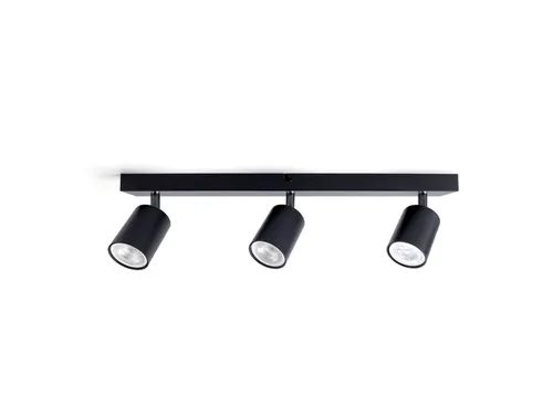 Plafondspot Integral Siena 3 spot IP20 GU10 zwart