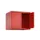 opzetkast,v. locker,2vak.,vak B 300mm,HxBxD 500x600x500mm,cilinderslot