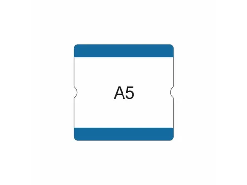 beschrijfbare hoes,markering HxB 216x231mm,PVC,blauw