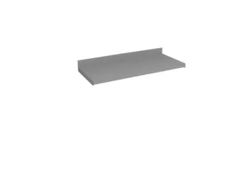 legbord,v. dossierstelling,BxD 750x300mm,vakl. 60kg,m. aanslagrand - 2