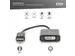 DisplayPort-adapterkabel type DP DVI (24+5) mannelijk/vrouwelijk 0,15m