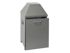 afvalbak,brandbeveiligingsklasse A1,95l,HxBxD 870x450x450mm