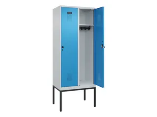 locker,HxBxD 2120x800x500mm,2vak,vak B 400mm,draaigrendel - 1