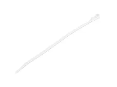 20cm Kabelbinders met montagegat 4mm wit 100 stuks