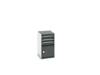 ladekast,HxBxD 900x525x650mm,3lade(n),m. lade voor normale belastingen - 8