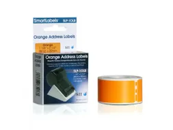 Seiko SLP-1OLB adresetiketten oranje 28x89mm