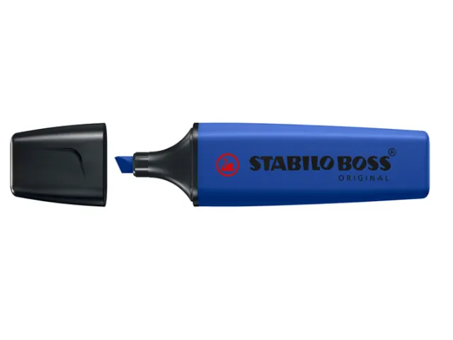 Markeerstift STABILO Boss 70/128 Wildflower ultramarijn blauw