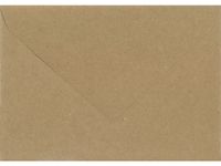 Envelop C6 Kangaro 10 stuks bruin 120 grams papier