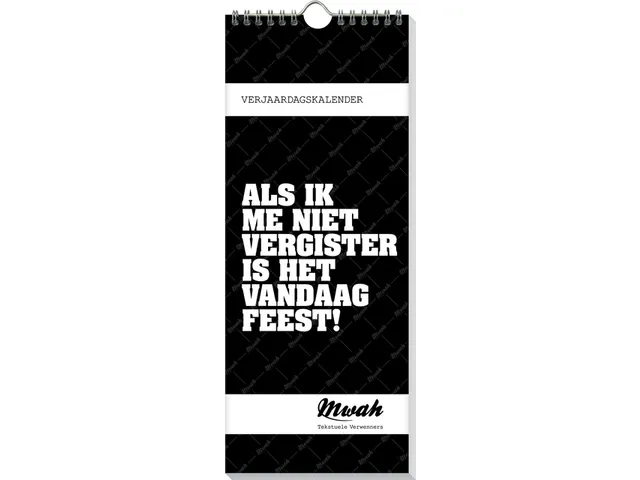 Calendrier anniversaire Interstat Mwah (NL)