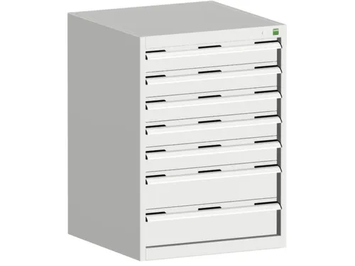 ladekast HxBxD 900x650x650mm 7laden romp RAL7035 front RAL7035