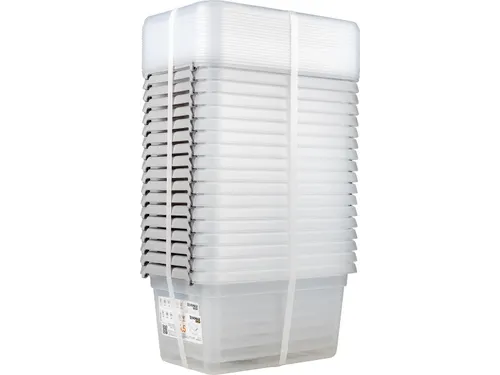Donau Home Voedseldoos 4,5 Liter transparant kunststof