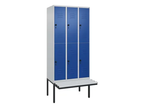 Dubbeldekse dekenkist,HxBxD 2120x900x815mm,3x2vak.,vak B 300mm