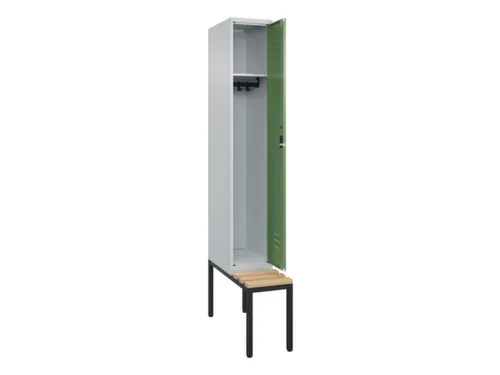 locker met bank,HxBxD 2120x300x815mm,1vak,vak B 300mm,cil.-slot