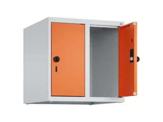 opzetkast,v. locker,2vak.,vak B 250mm,HxBxD 500x500x500mm,vleugeldeur - 2
