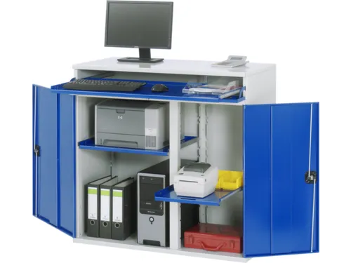 Computerkast 1060x1100x520mm Uittreklade Voor Toetsenbord