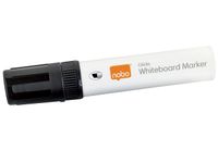 Viltstift Nobo whiteboard Glide schuin zwart 10mm