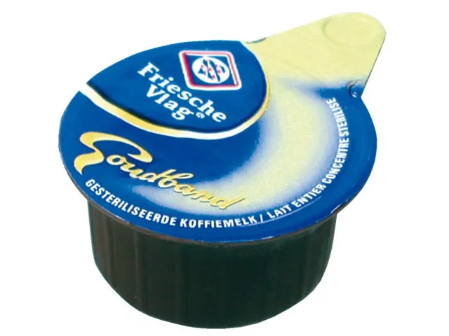 Koffiemelk Friesche Vlag goudband cups 10x7.5 gram
