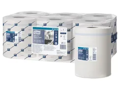 Tork 473412 Poetspapier M4 1-Laags Centerfeed Smartcore Wit
