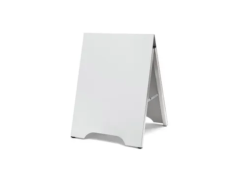 Stoepbord Spiegel 50x70cm BOND panelen met zilver alu frame