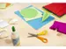 Ciseaux Westcott Kids 13cm en plastique pour gauchers. Bout rond, jaun