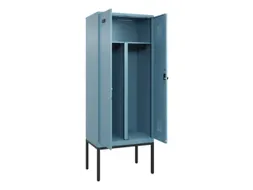 PBM-locker,HxBxD 2120x800x500mm,2vak,vak B 400mm,draaigrendel
