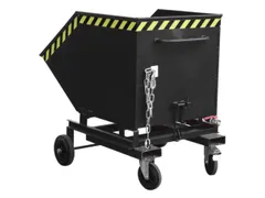 Kiepwagen voor spaanders,HxLxB 1220x1395x1070mm,0,6m³,draagverm. 300k