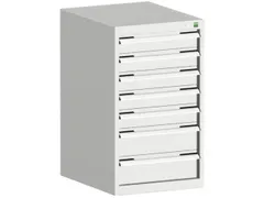 ladekast HxBxD 900x525x525mm 7laden romp RAL7035 front RAL7035