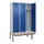 locker met bank,voor scheiding van kleding,HxBxD 2120x1200x815mm,3vak