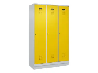 locker,HxBxD 1950x1200x500mm,3vak,vak B 400mm,cil.-slot,sokkel - 3