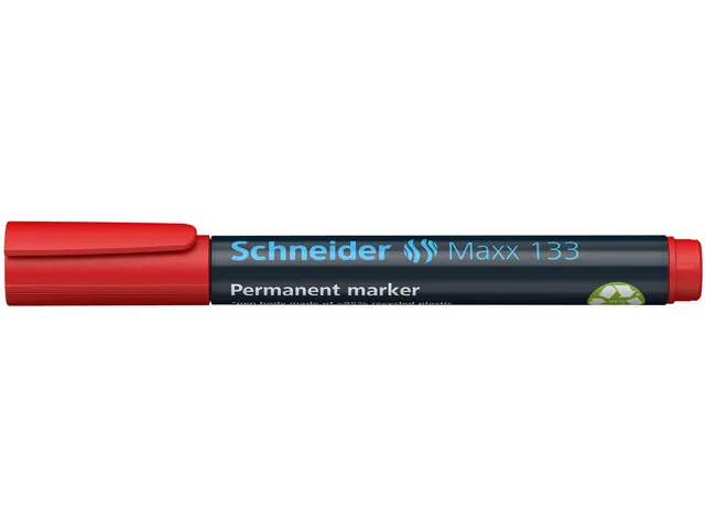 Marker Schneider Maxx 133 permanent beitelpunt rood