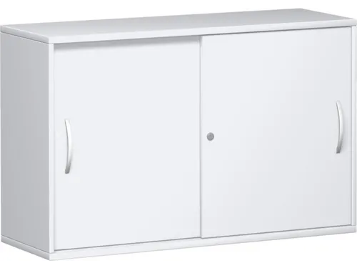 schuifdeurkast,HxBxD 770x1200x430mm,decor romp wit,decor front wit
