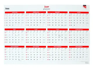 Jaarplankalender 2027 Quantore 48x68cm - 3