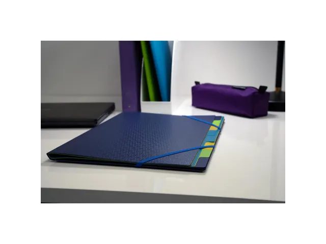 Sorteermap PP FOREVER 8 vak blauw