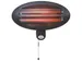 Terrasverwarmer 2000 W wandmontage met trekschakelaar Zwart