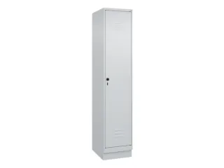 locker,HxBxD 1950x400x500mm,1vak,vak B 400mm,draaigrendel,sokkel - 1