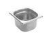 Caterchef Gastronorm bak RVS 1/6 GN 100mm