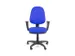 Bureaustoel EN1335 Linea Tiger 01 blauw/blauw met armleuning