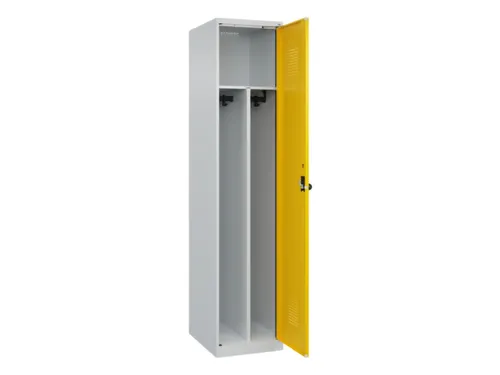 locker voor scheiding van kleding,HxBxD 1850x400x500mm,1vak