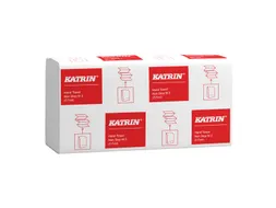 Handdoek Katrin z-vouw 2-laags 203x240mm 25x160 vel wit 61617