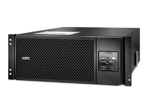 APC Smart-UPS On-Line, 6kVA/6kW, Rackmount 4U, 230V, 6x C13+4x C19 IEC