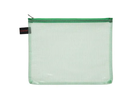 Ritszak Foldersys A5 PVC transp groen