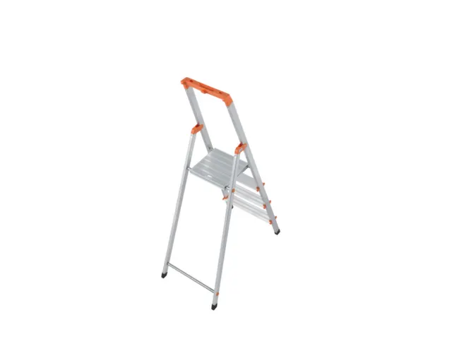 Escabeau Léger Aluminium Articulations Plastiques Plateforme Lxp 25x2
