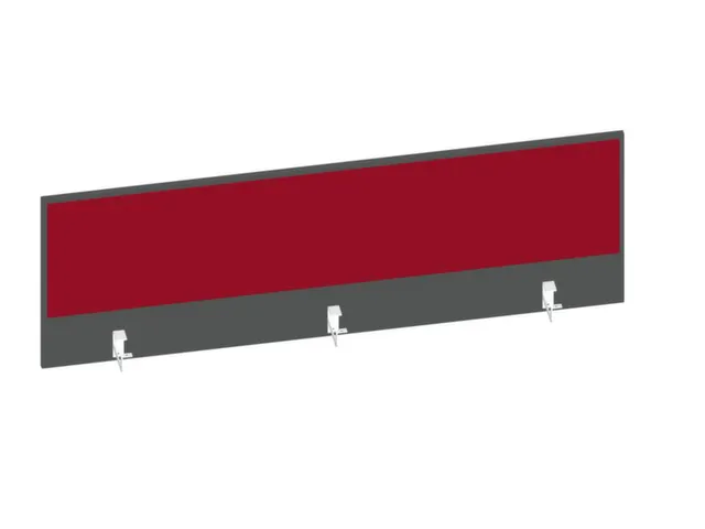 cache de banque d'accueil MS-gris foncé BN4011-rouge
