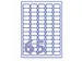 Etiket Avery L7651 Y-100 38.1x21.2mm Neon Geel 6500 Stuks