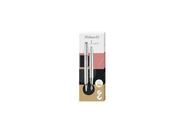 Set d'écriture Pelikan Jazz Noble Elegance K36+P36 Silver
