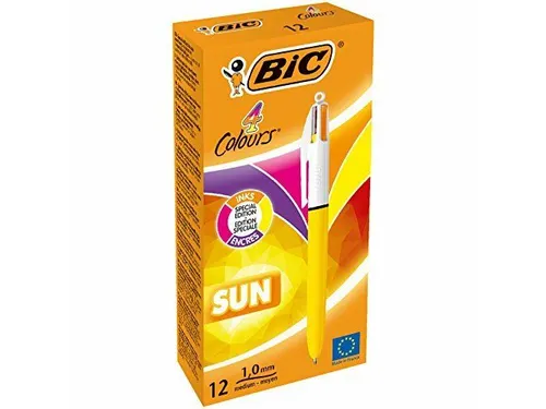 Colours Sun 4-kleurenbalpen medium lichaam geel