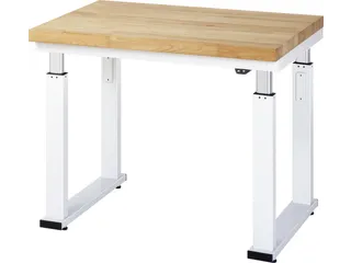 Werkbank elektrisch hoogte verstelbaar 740-1040x1000x700mm beukblad - 1