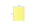 Pak van 250 inlegmappen SUPER 60 22x31c Kanariegeel