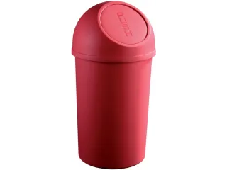 afvalbak,45l,HxØ 700x403mm,romp PP rood,deksel PP rood - 1
