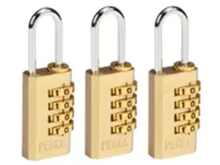 OUTLET SET Van 3 Cijferhangsloten 20mm - 1